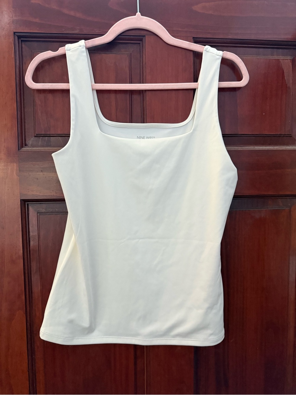 Nine West Cream Square-Neck Camisole Tank